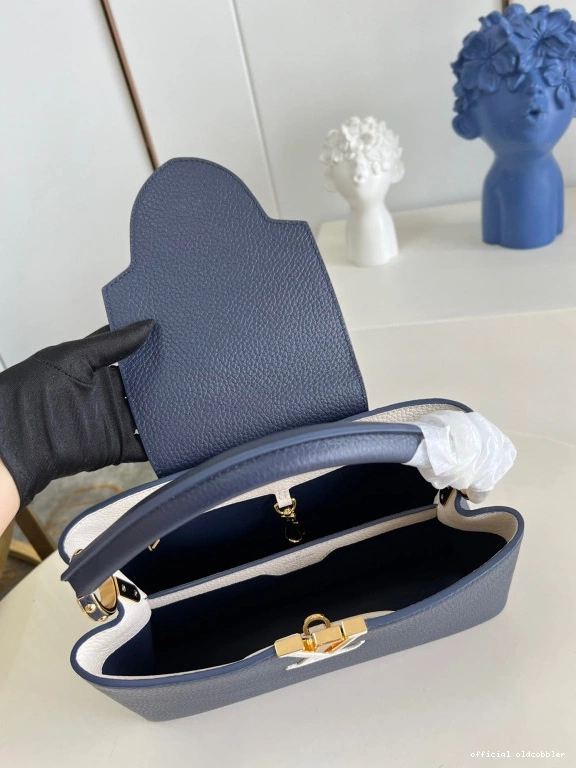 Official oldcobbler VUITTON CAPUCINES MM LOUIS 0810